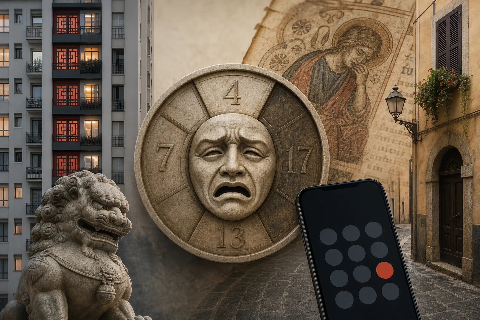 números de la mala suerte en culturas