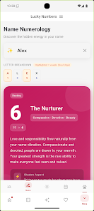 Lucky Numbers screen 3